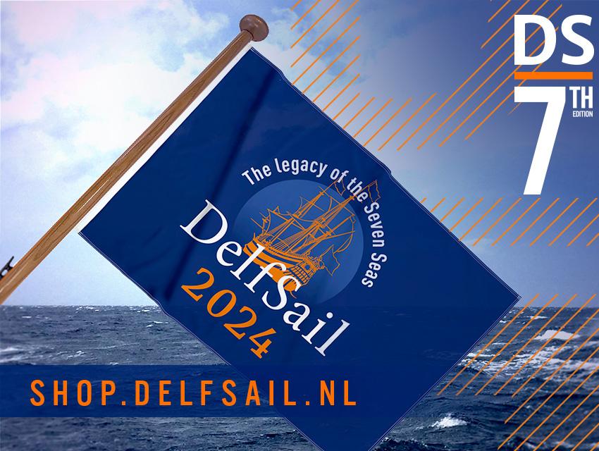 De officiële DelfSail vlag - nu verkrijgbaar