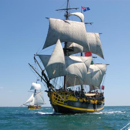 De Etoile du Roy met volle zeilen