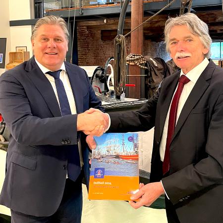 Ben Haverkort en bestuursvoorzitter Gerard Beukema