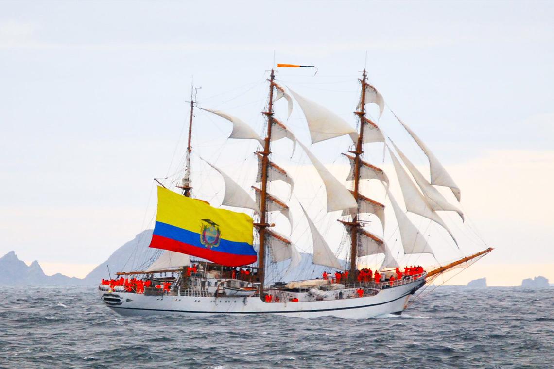 Tall Ship Guayas uit Ecuador